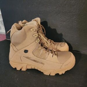 OKIY Men's Tactical Military Combat Training Outdoor Boots Sand Size 13 /EU 46